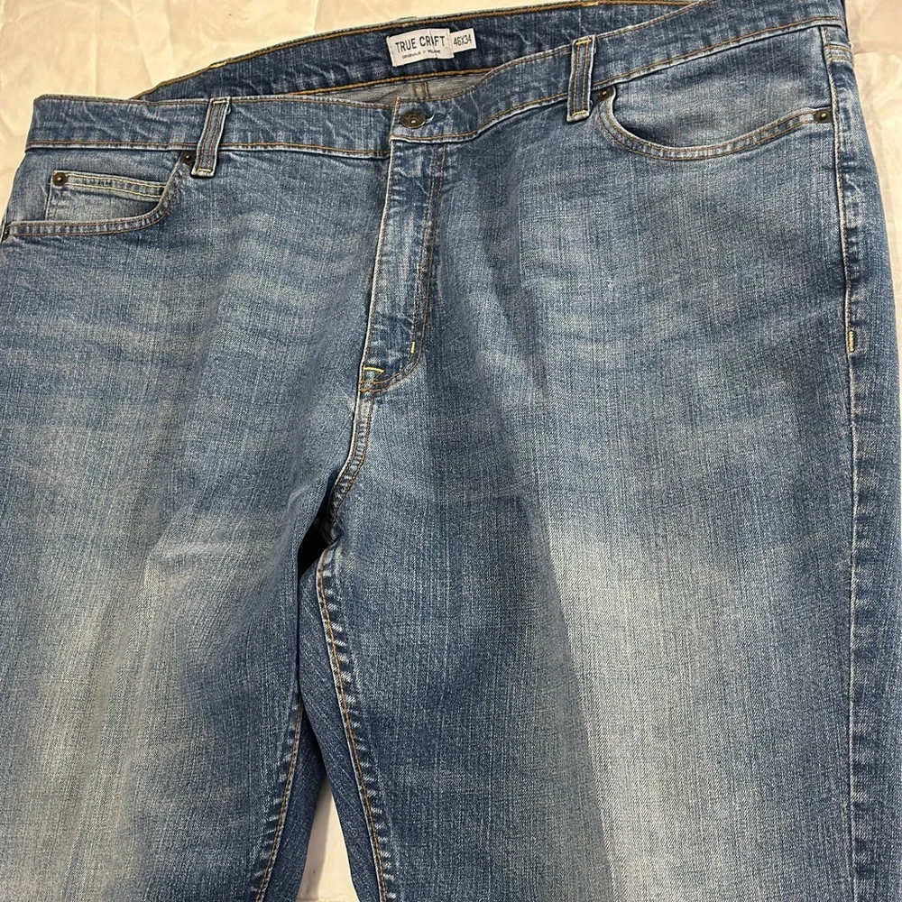 True Craft Men's Denim Straight Jeans - Picture 4 of 6